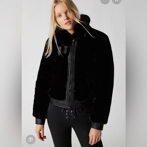 Blank NYC Black Teddy Jacket